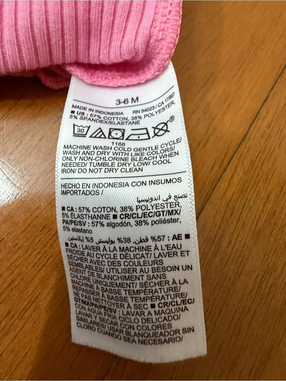 Old Navy Baby Girl 3-6 Mo Pink Ribbed Tank - Cropped Sleeveless Cami